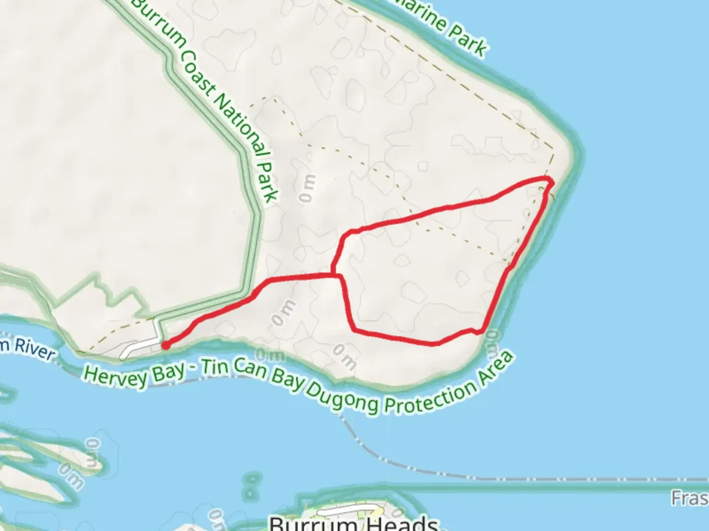 An image depicting the trail Melaleuca Track and its surrounding area.