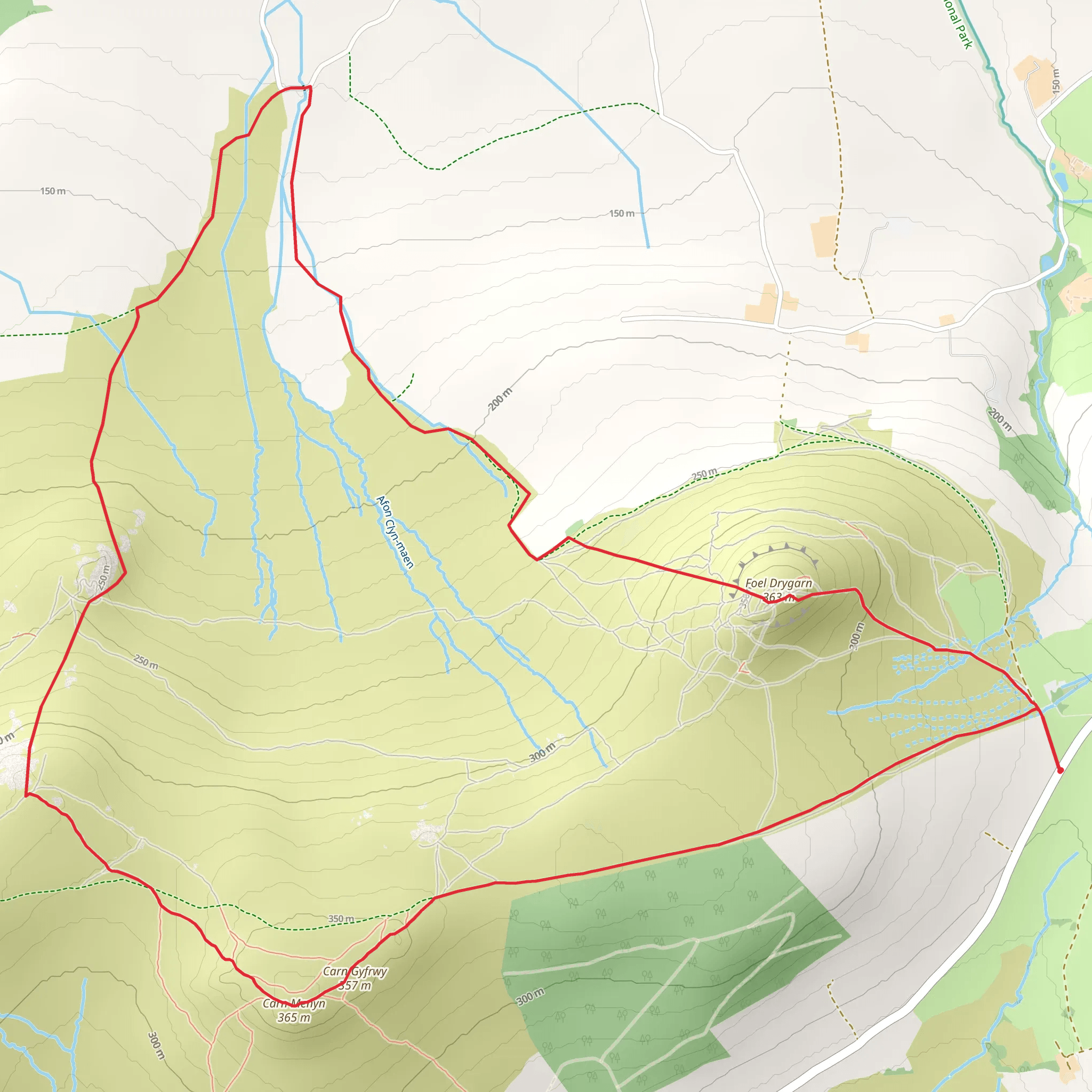 Foeldrygarn - Carnalw mobile static map