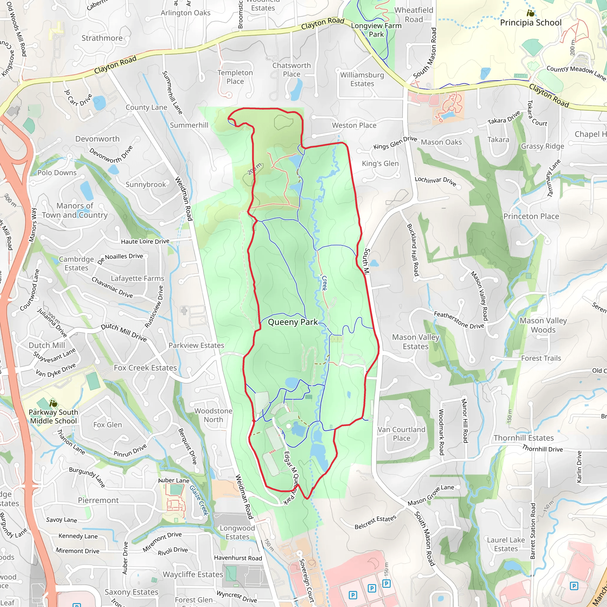 Hawk Ridge Trail Loop mobile static map