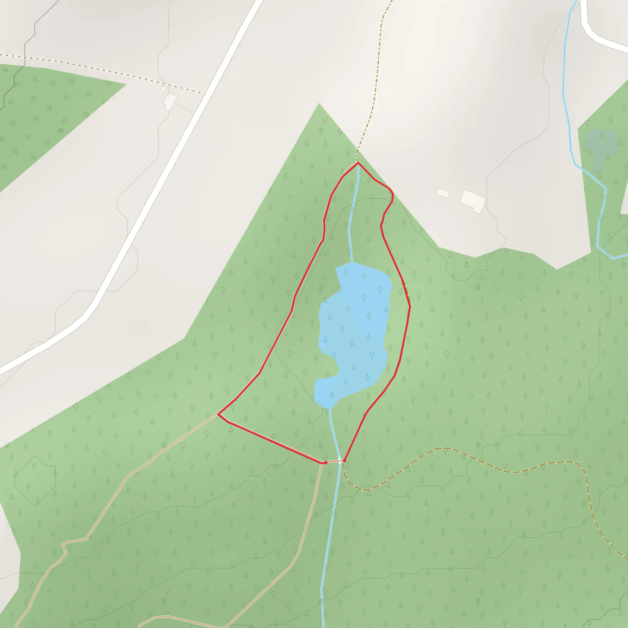 Tourmakeady - Lake Walk mobile static map