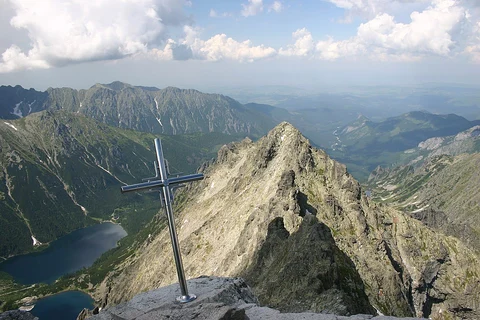 Morskie Oko lake and Rysy Peak