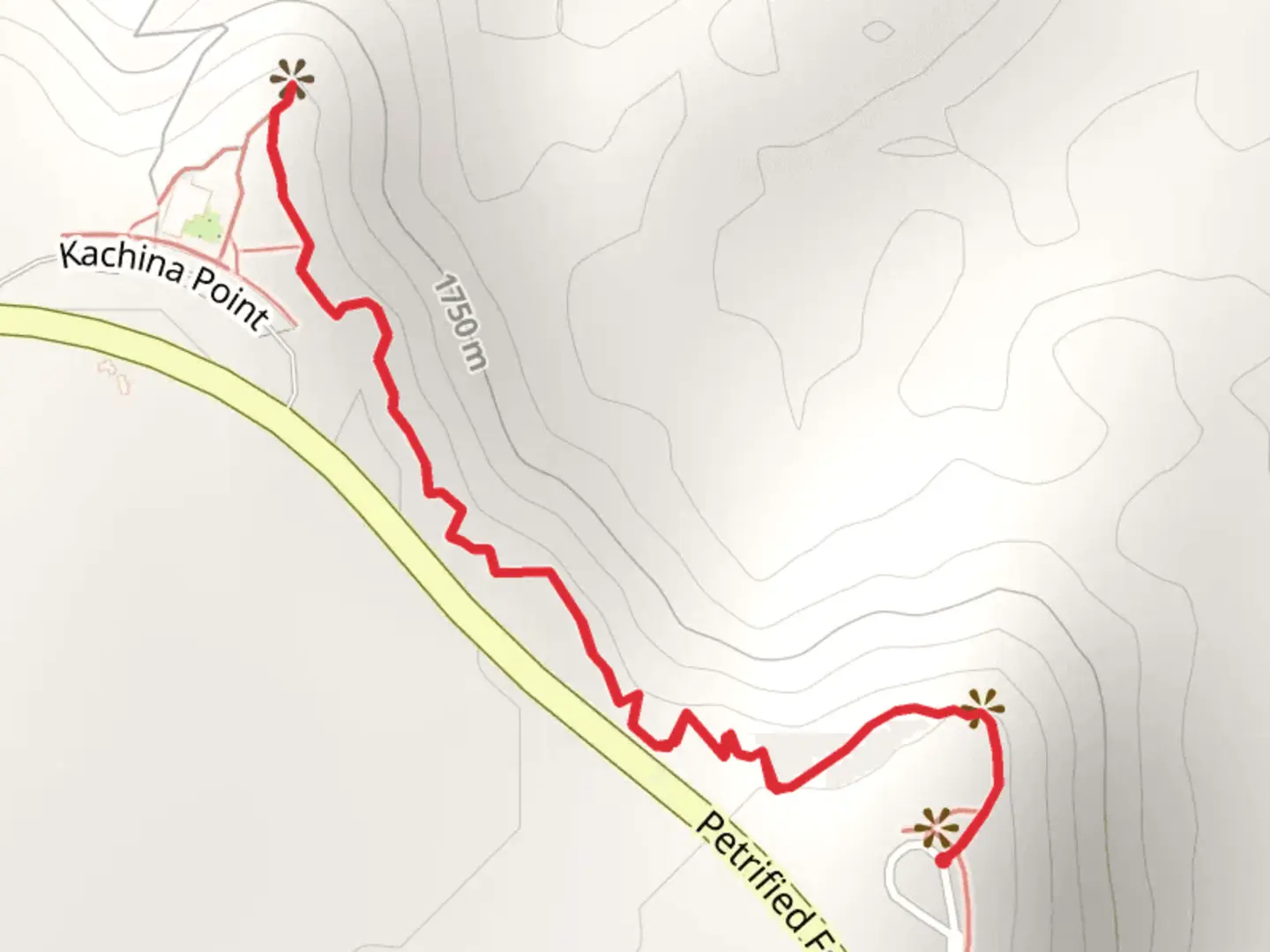 An image depicting the trail Tawa Point Spur and its surrounding area.