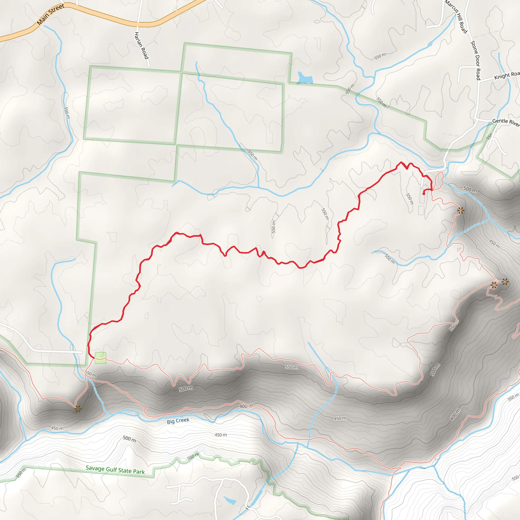Laurel Trail mobile static map