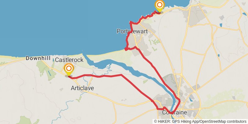 Slí Cholmcille stage 15 Map