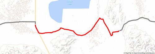 American Discovery Trail South Route stage 363 Map