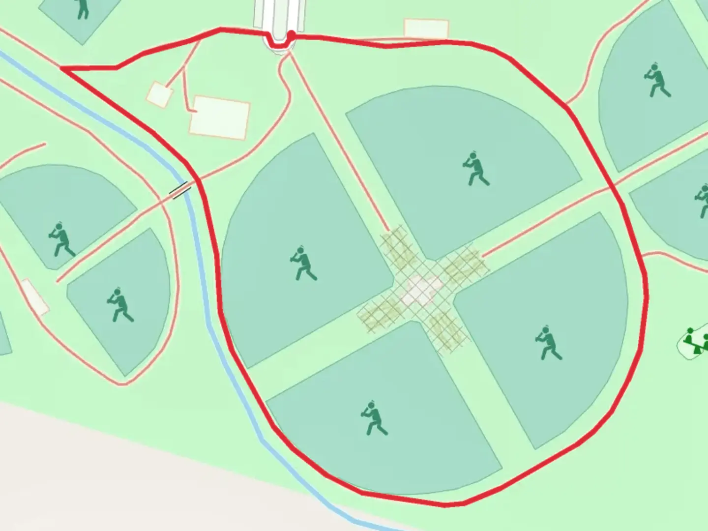 An image depicting the trail Shiloh Road Loop and its surrounding area.