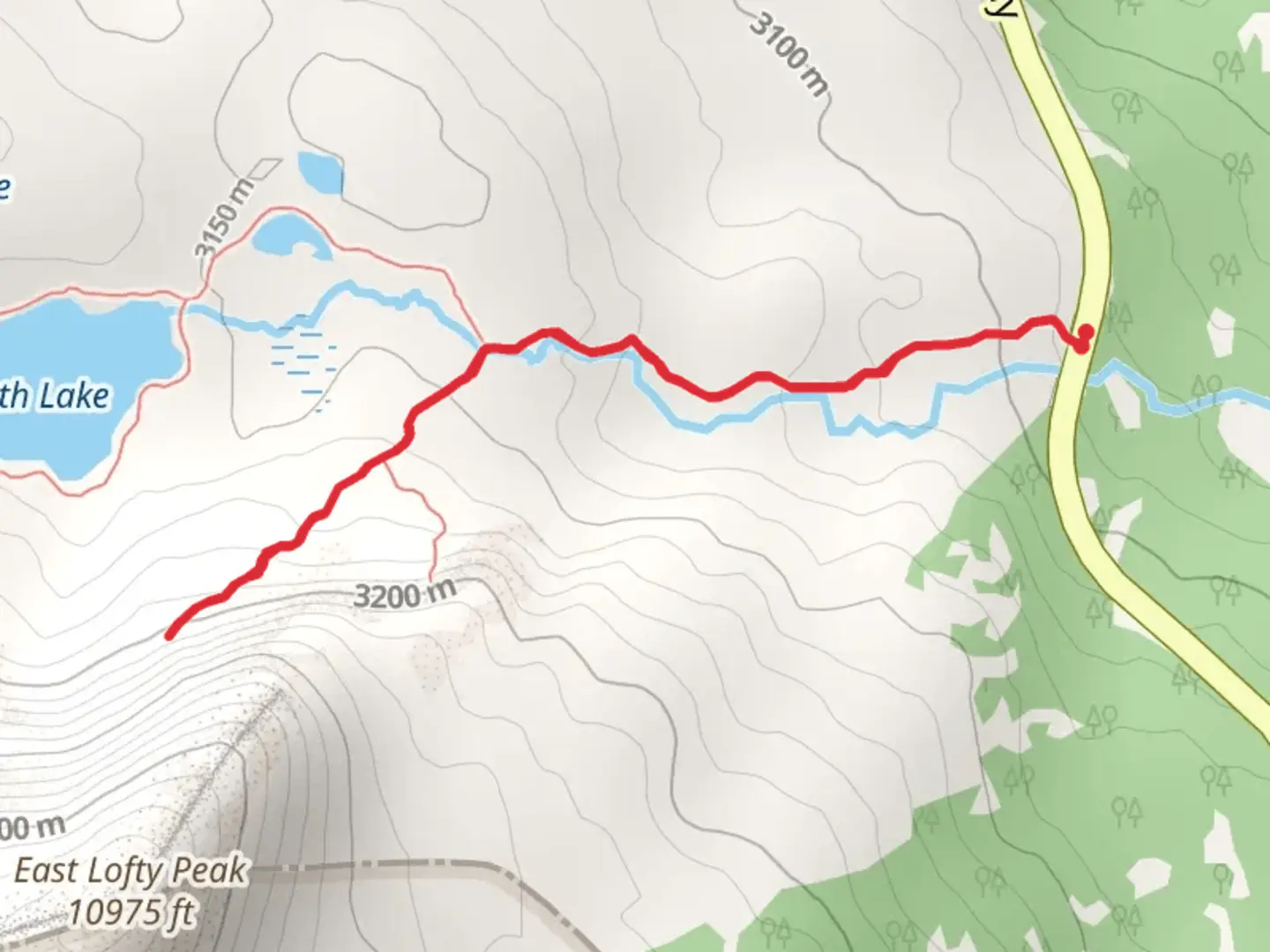 An image depicting the trail Ruth Lake Trail and its surrounding area.