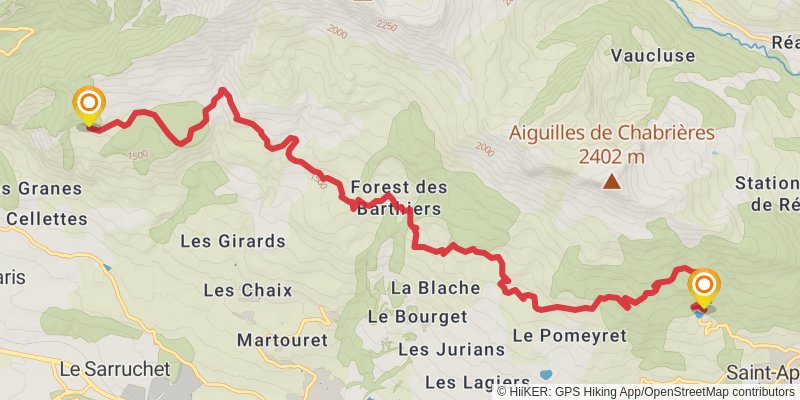 GR 50 stage 15 Map