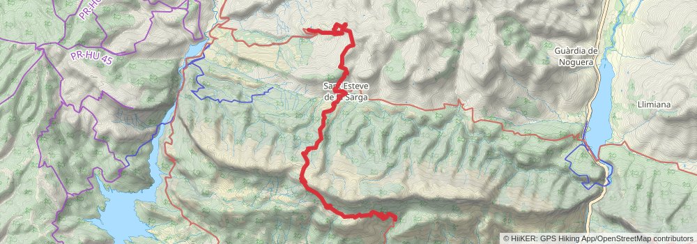 GR 3 Central Path of Catalonia stage 5 Map