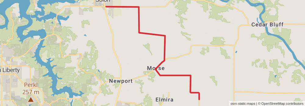American Discovery Trail - Iowa stage 7 Map