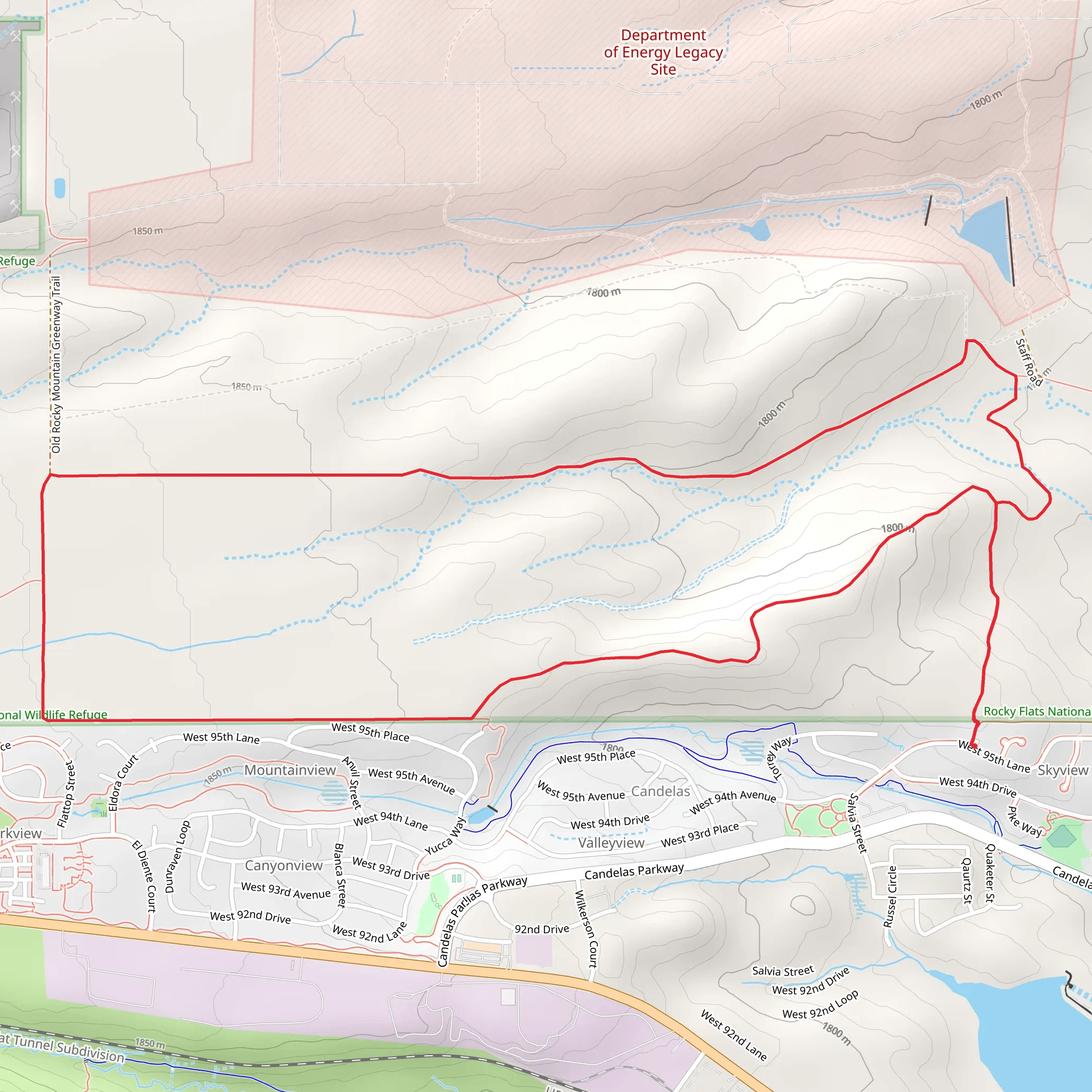 Smart Ditch Loop mobile static map