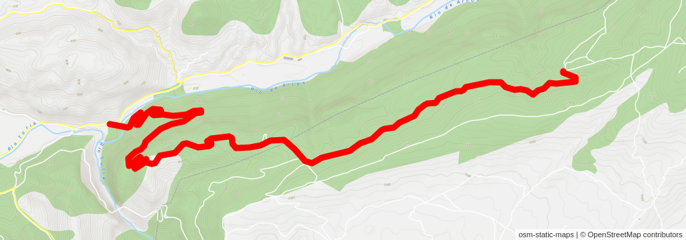 Arcos River - Peña Blanca - Losilla de Aras PR CV 323 stage 2 Map