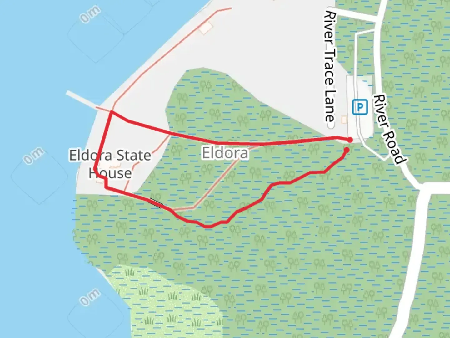 An image depicting the trail Eldora Loop and its surrounding area.