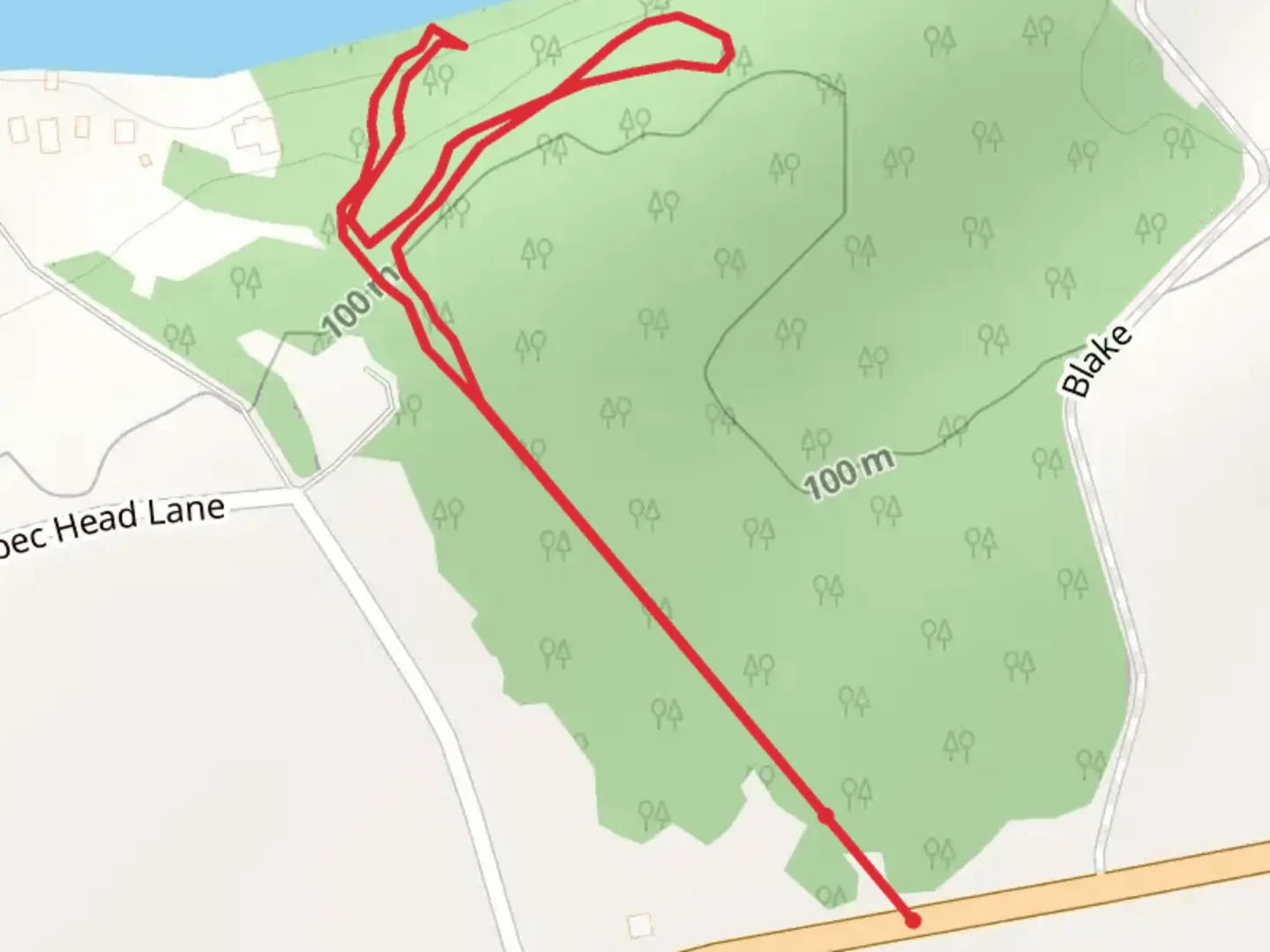 An image depicting the trail Lake Ontario - Saint Lawrence River and its surrounding area.