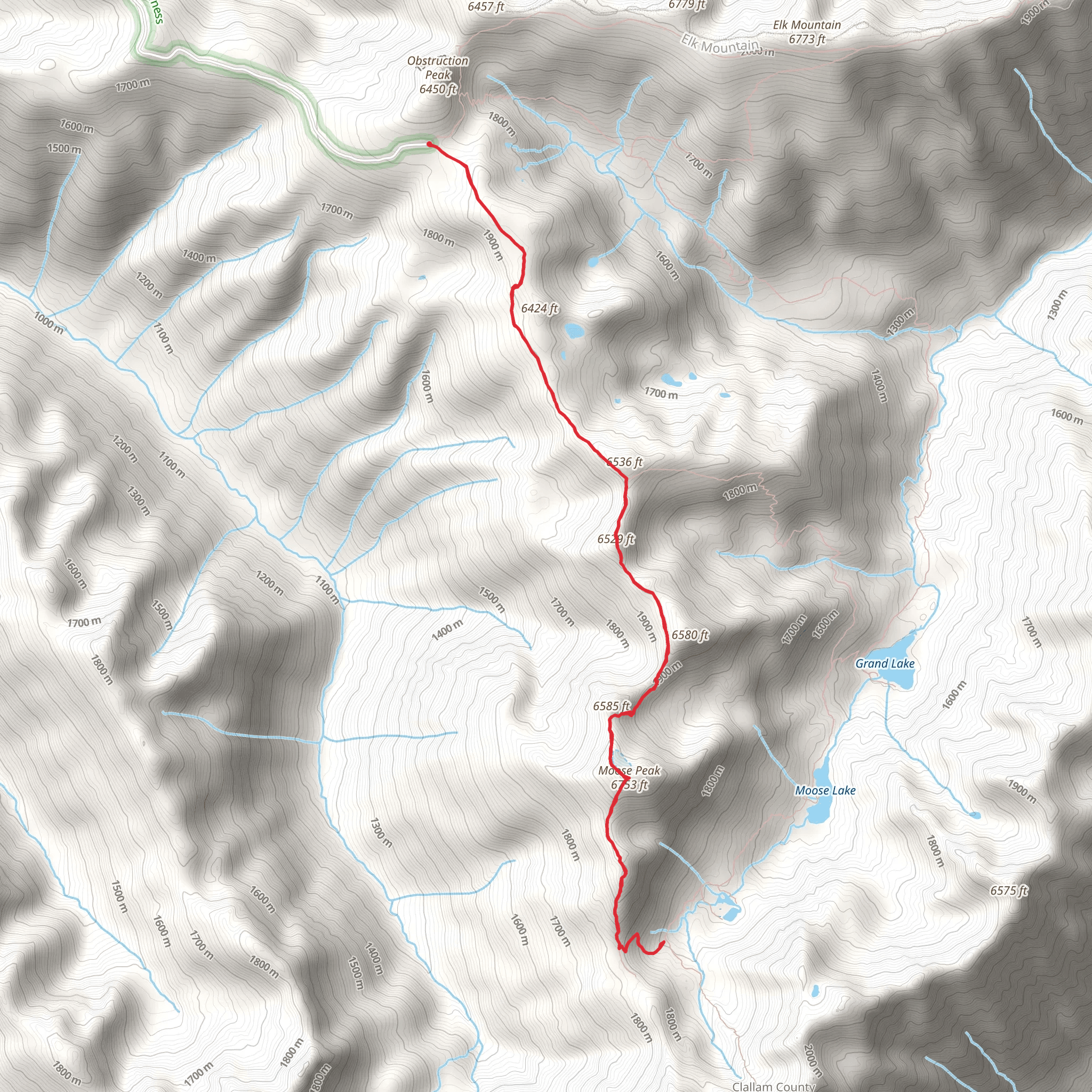 Lillian Ridge Way Trail mobile static map