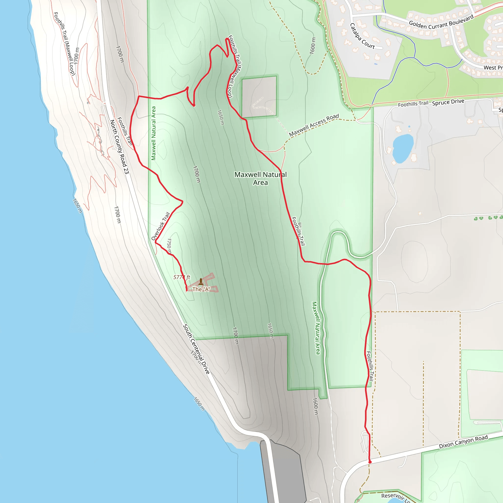 Maxwell Natural mobile static map