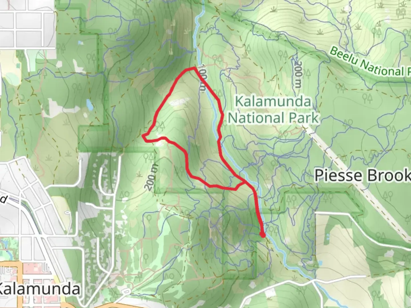 An image depicting the trail Schipp Road Walk and its surrounding area.