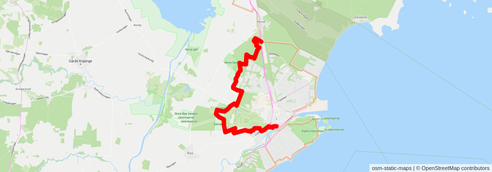 Skåneleden 6 alt 1 Map