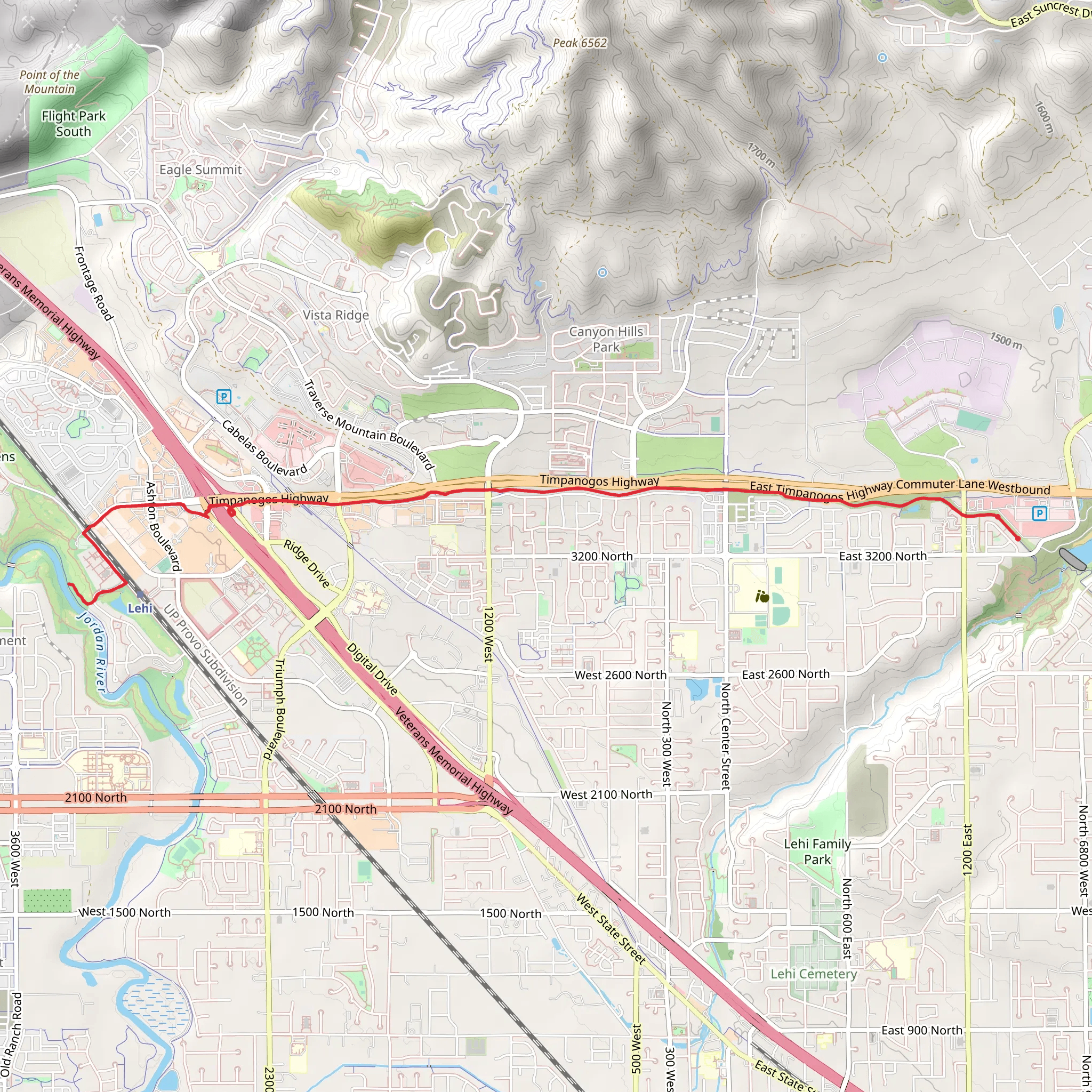 Murdock Canal Trail mobile static map