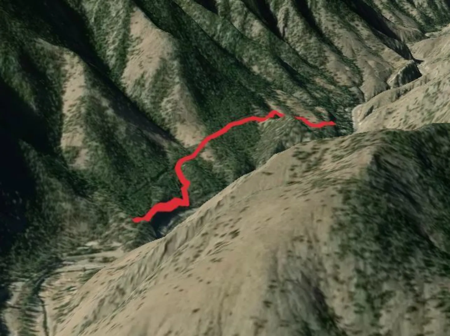 An image depicting the trail Round Mountain Nature Trail and its surrounding area.