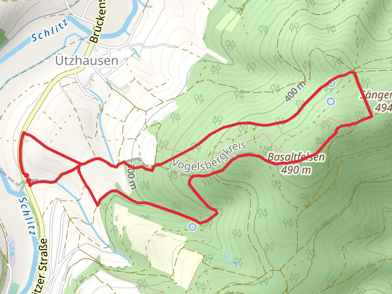 Basaltfelsen and Sängersberg Loop
