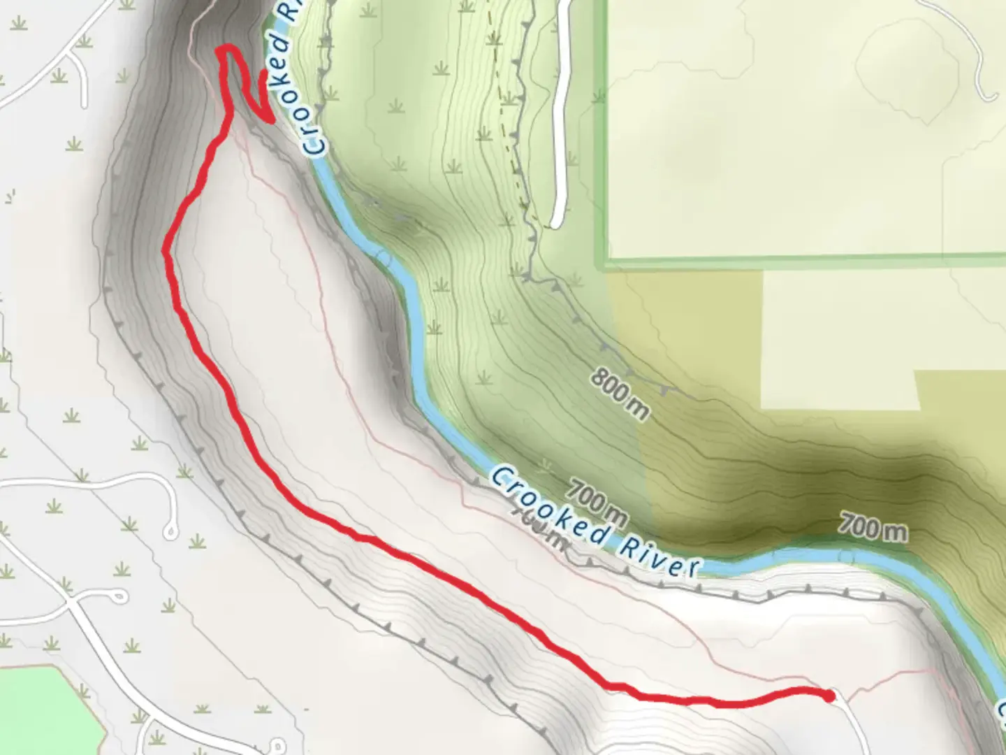 An image depicting the trail Otter Bench Trail and its surrounding area.