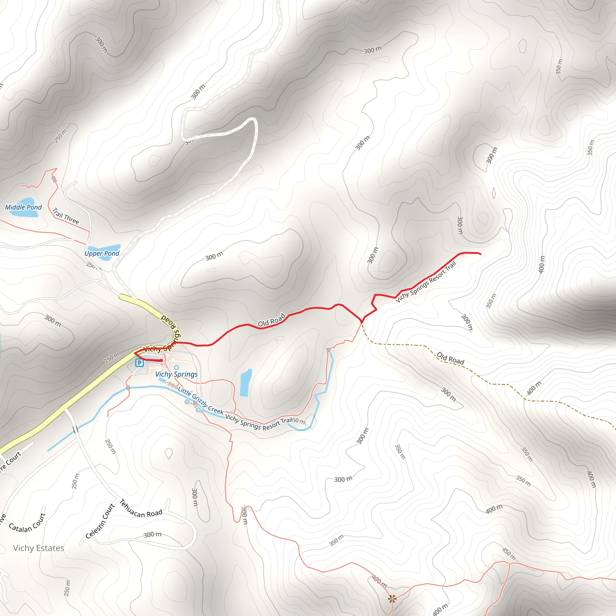 Vichy Springs Resort Trail mobile static map