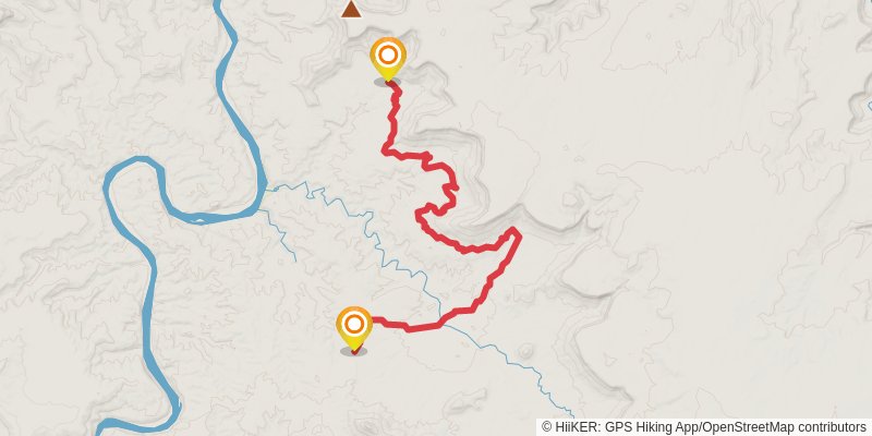 American Discovery Trail North Route stage 278 Map