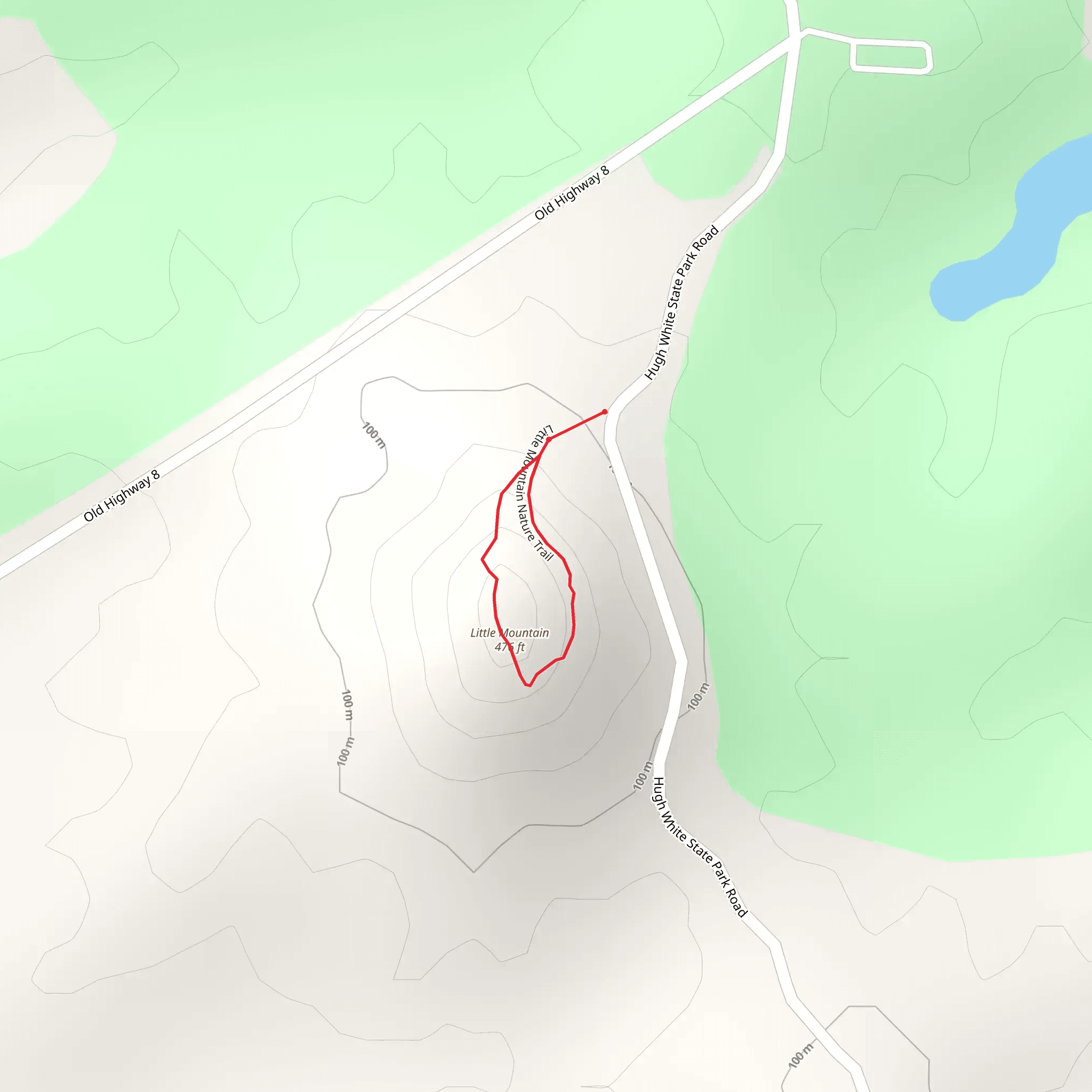 Little Mountain Nature Trail Loop mobile static map