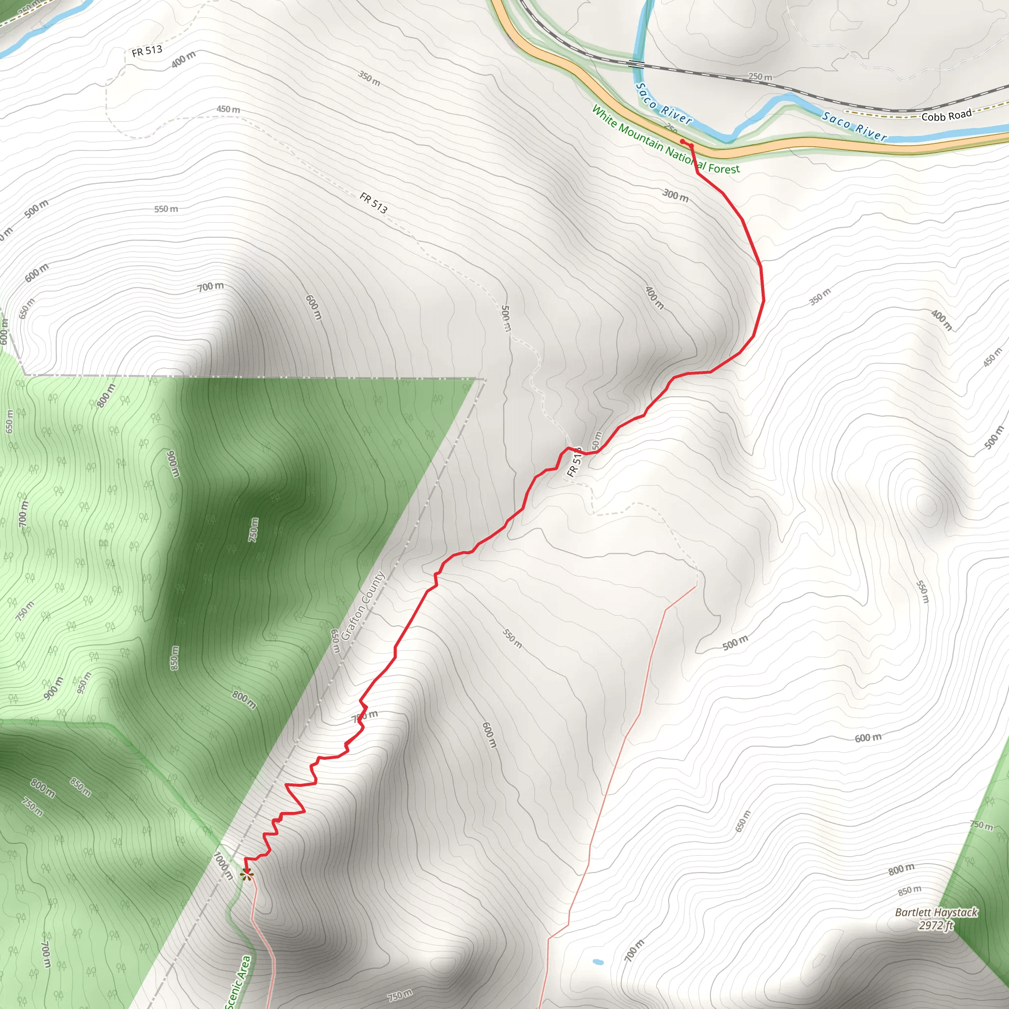 Mount Tremont mobile static map
