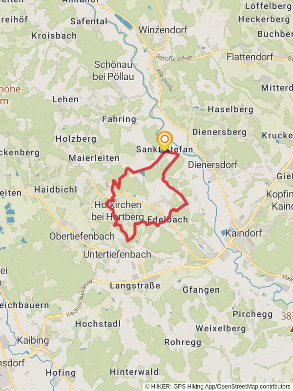 Hoamat Path Hofkirchen mobile static map