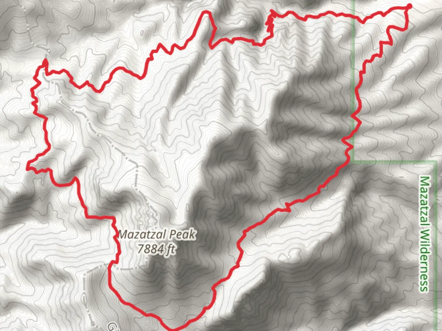 An image depicting the trail Barnhardt Loop Trail and its surrounding area.