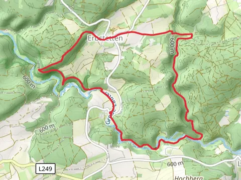 Burgfelsenpfad and Schwaebische-Alb-Oberschwaben Weg Loop