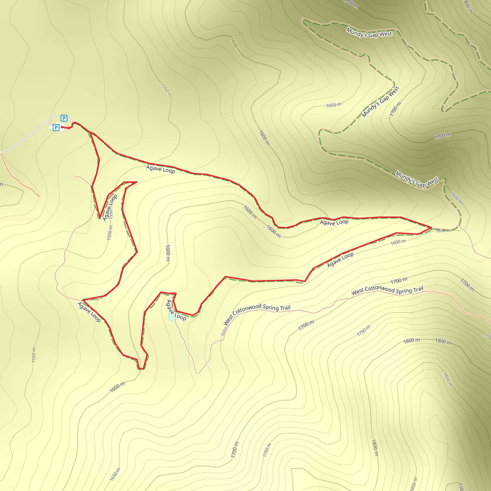 Agave Loop mobile static map