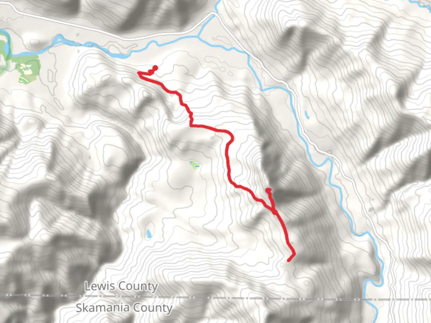 An image depicting the trail Tongue Mountain Trail and its surrounding area.
