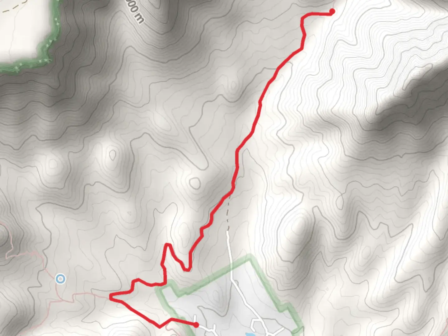 An image depicting the trail East Webber Trail - Short and its surrounding area.