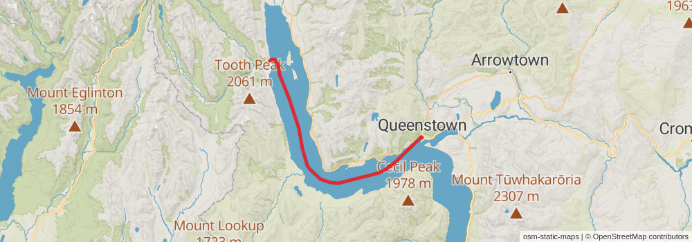 Te Araroa Trail stage 162 Map