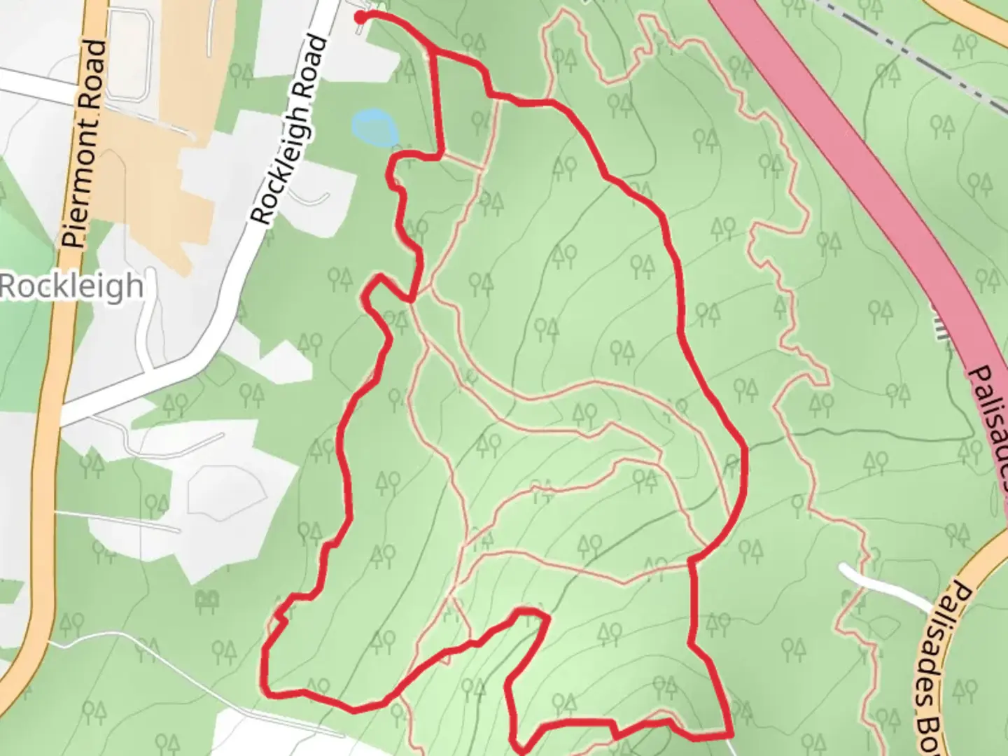 An image depicting the trail Yellow and White Loop Trail and its surrounding area.