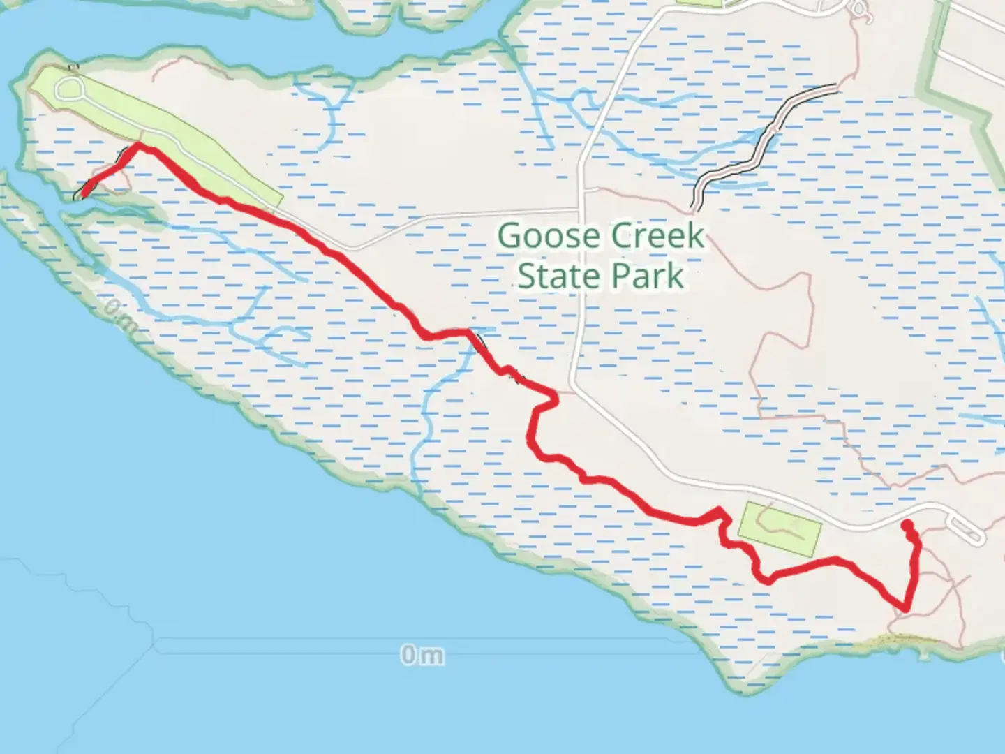 An image depicting the trail Goose Creek Trail and its surrounding area.