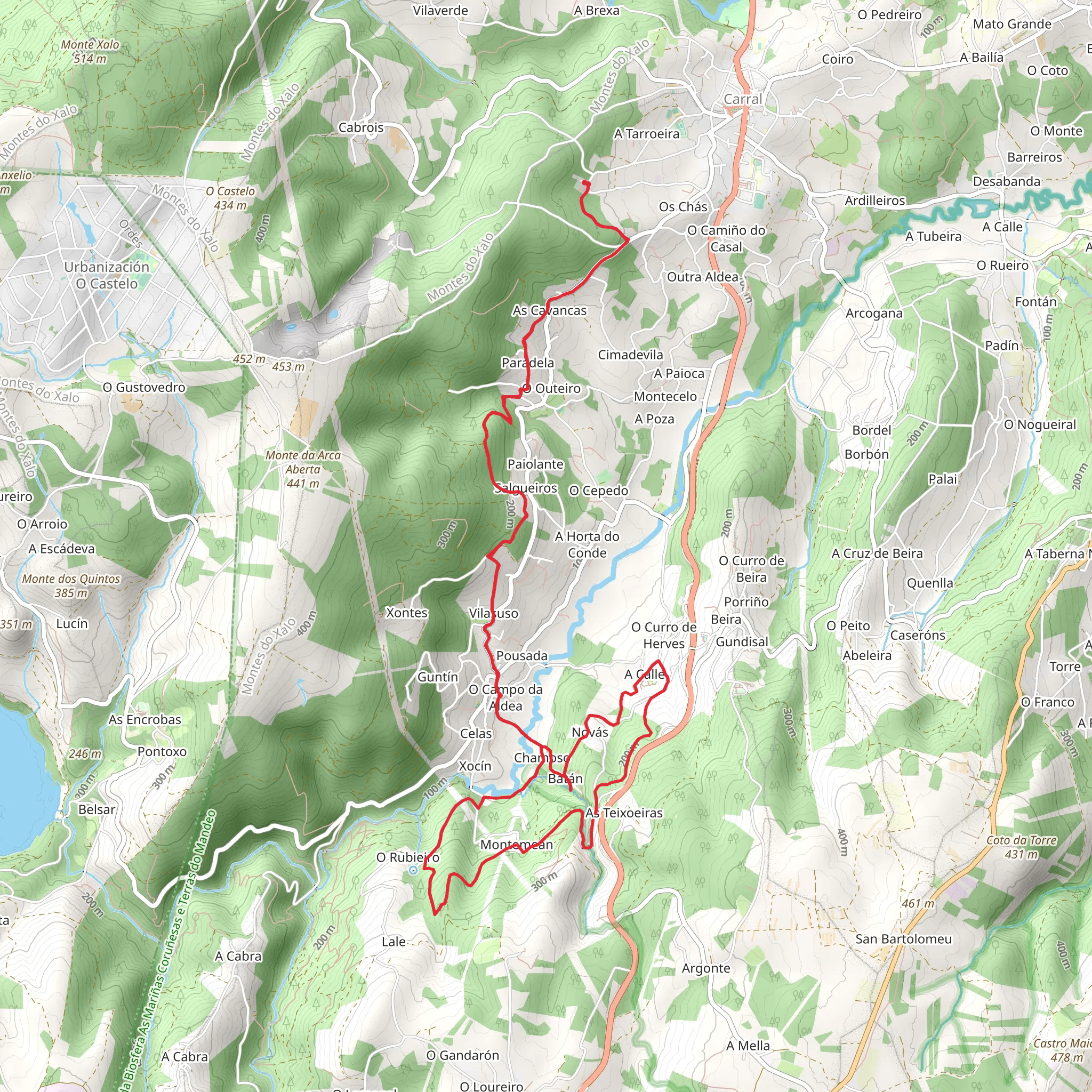Roterio Marinan Costa Da Egoa PR G 101 mobile static map