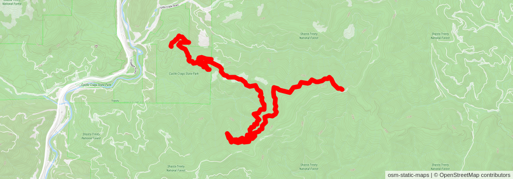 American Perimeter Trail - California Primary stage 20 Map