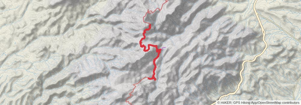 Arizona Trail stage 40 Map