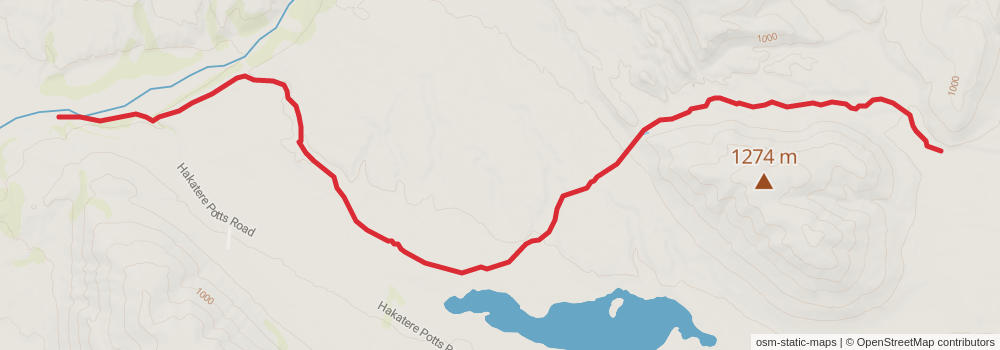 Te Araroa Trail stage 140 Map