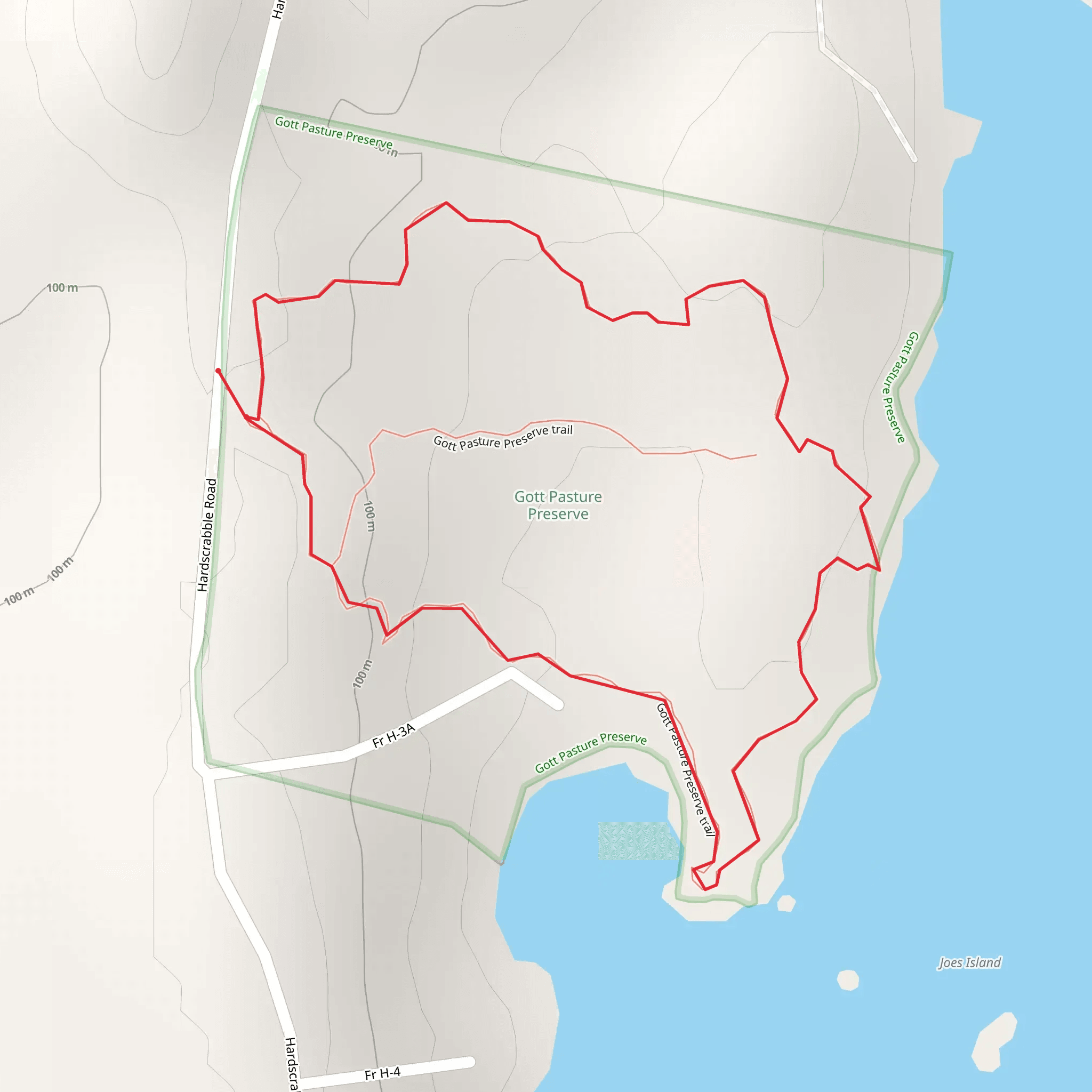 Gott Pasture Preserve Loop mobile static map