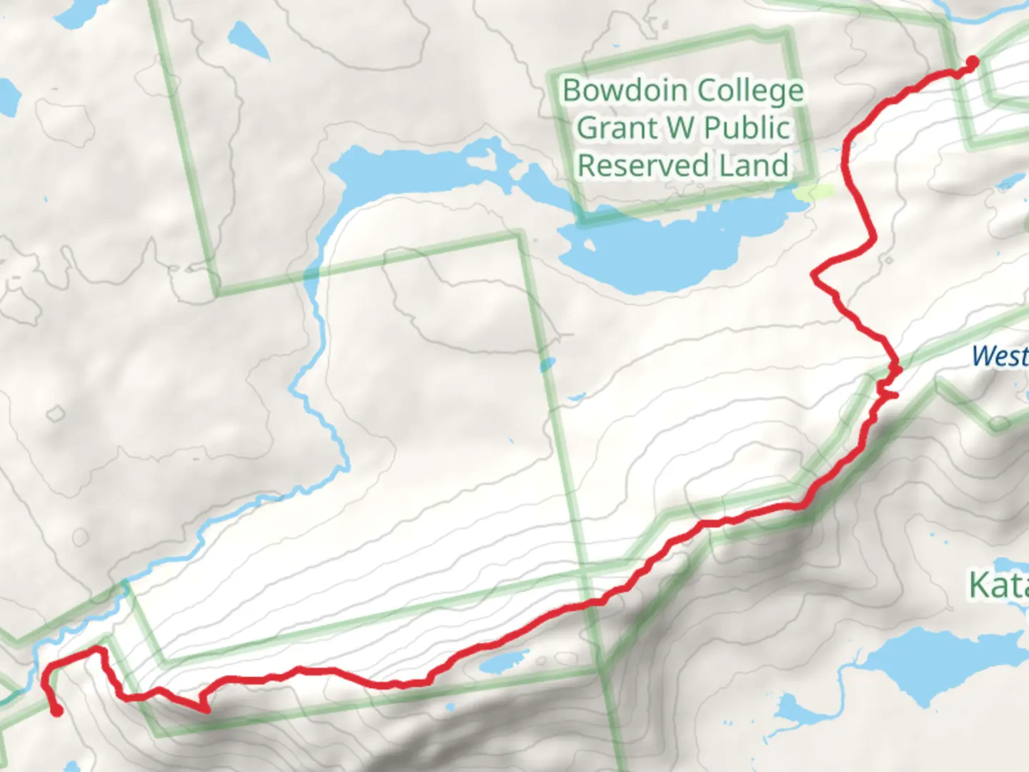 An image depicting the trail Appalachian Trail via Henderson Brook Trail and its surrounding area.