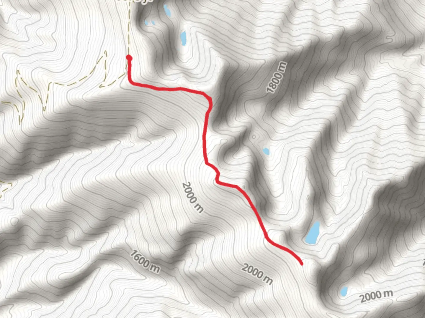 An image depicting the trail Eddy Ridge Trail and its surrounding area.