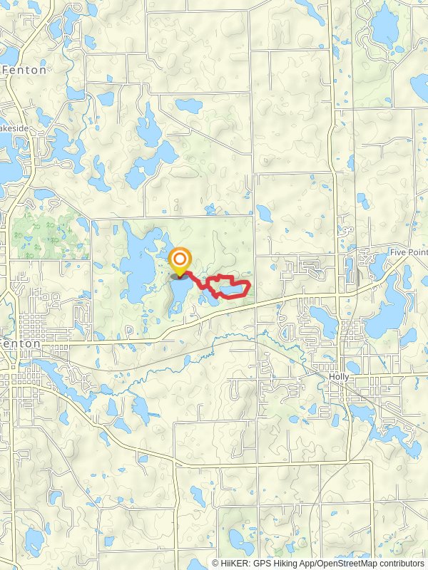 Sand Lake Loop via DIckinson Trail