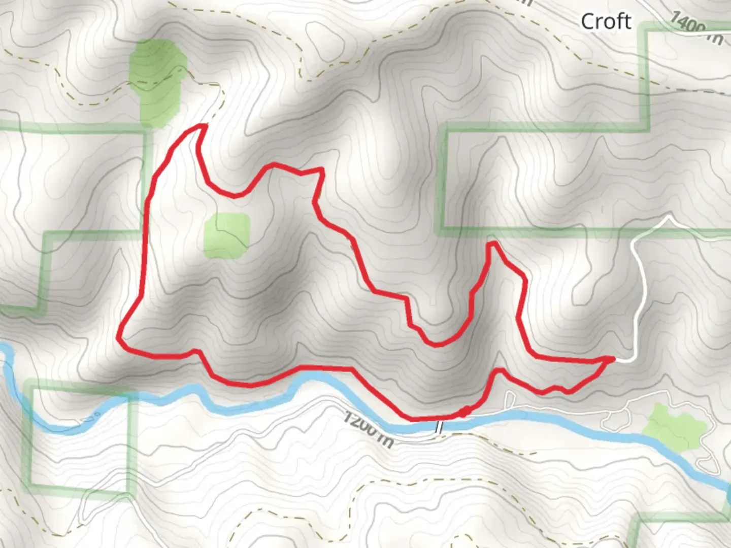 An image depicting the trail Middle Fork Cosumnes River Loop and its surrounding area.