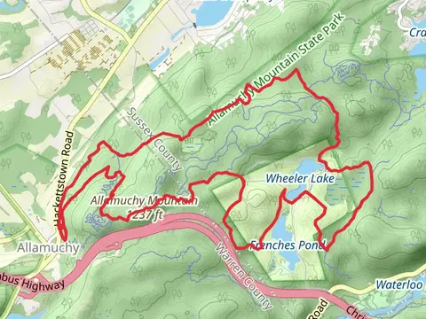 White Trail, Cardiac Trail and Switchback Loop Trail