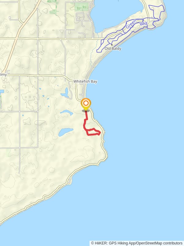 Loop beside SHivering Sands Preserve